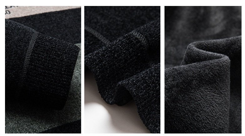 Dusted Chenille Men's Knit Sweater Base 9 Dusted Chenille Men's Knit Sweater Base - Image 9