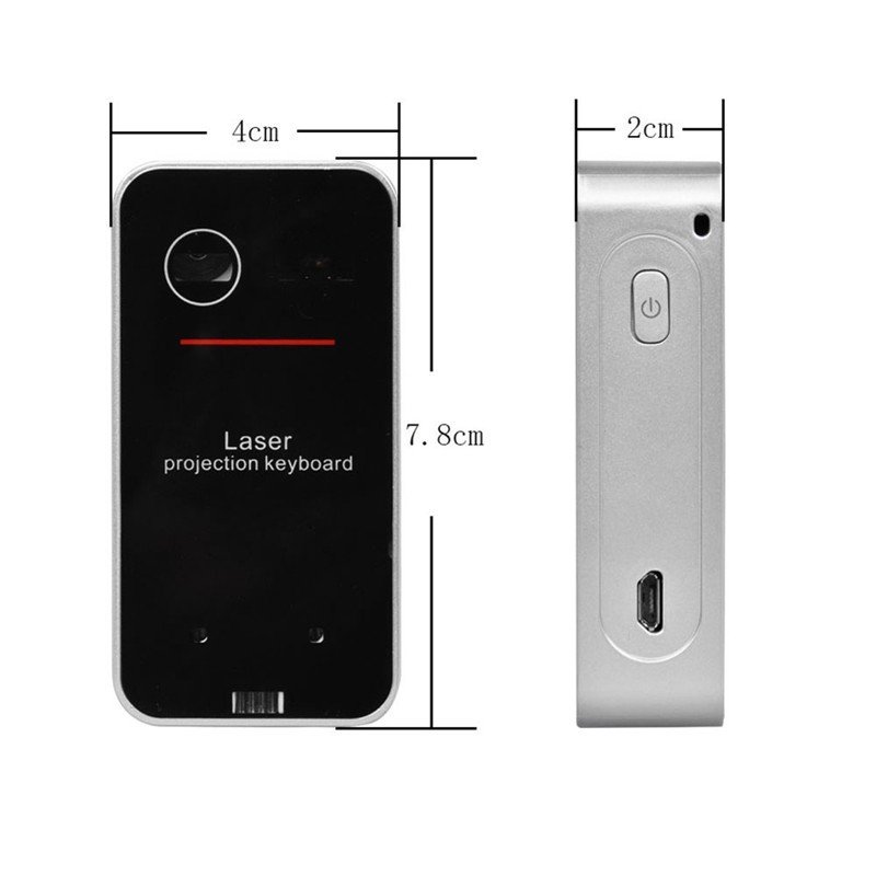 LEING FST Virtual Laser Keyboard Bluetooth Wireless Projector Phone Keyboard For Computer Pad Laptop With Mouse Function 6 LEING FST Virtual Laser Keyboard Bluetooth Wireless Projector Phone Keyboard For Computer Pad Laptop With Mouse Function - Image 6