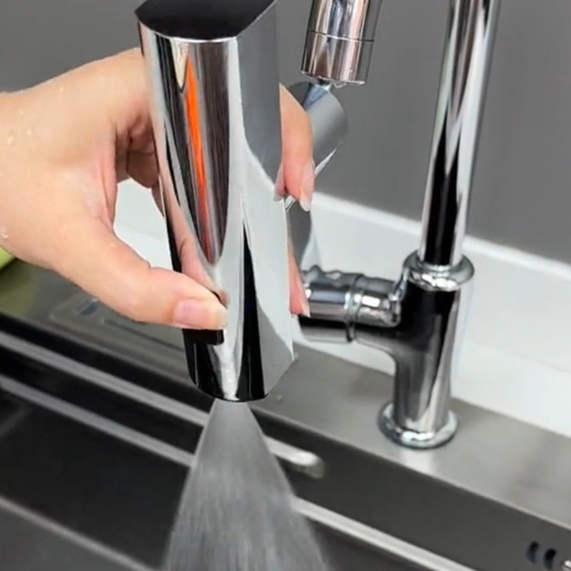 Kitchen Faucet Waterfall Outlet Splash Proof Universal Rotating Bubbler Multifunctional Water Nozzle Extension Kitchen Gadgets 7 Kitchen Faucet Waterfall Outlet Splash Proof Universal Rotating Bubbler Multifunctional Water Nozzle Extension Kitchen Gadgets - Image 7