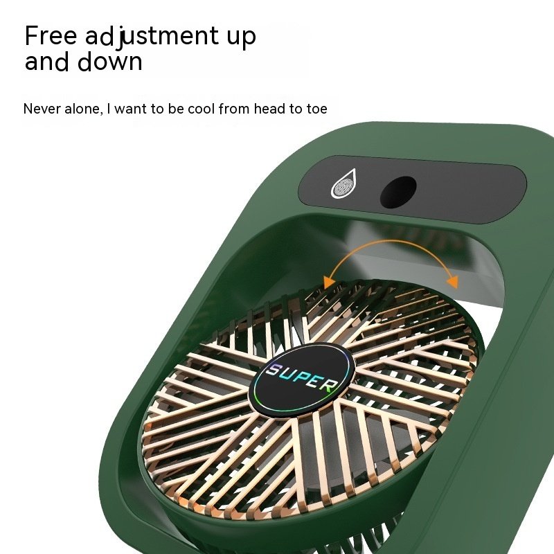 Air Conditioning Fan Desk Misting Fan Air Cooler Cooling USB Rechargeable Humidifier Portable Spray Fan With 3 Wind Speeds Mist Fan For Home 6 Air Conditioning Fan Desk Misting Fan Air Cooler Cooling USB Rechargeable Humidifier Portable Spray Fan With 3 Wind Speeds Mist Fan For Home - Image 6