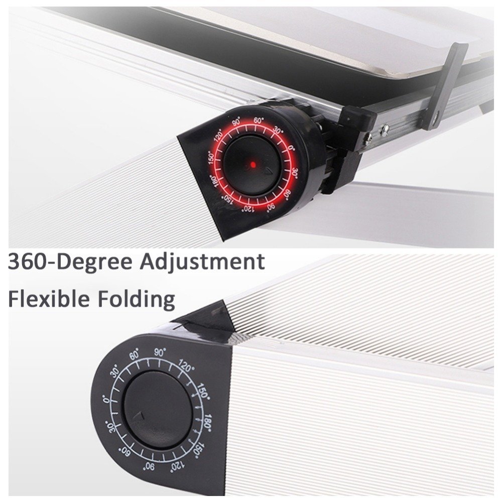 Foldable Laptop Stand Ergonomic Desk Tablet Holder 3 Foldable Laptop Stand Ergonomic Desk Tablet Holder - Image 3