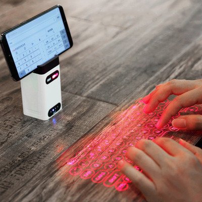 LEING FST Virtual Laser Keyboard Bluetooth Wireless Projector Phone Keyboard For Computer Pad Laptop With Mouse Function 1 LEING FST Virtual Laser Keyboard Bluetooth Wireless Projector Phone Keyboard For Computer Pad Laptop With Mouse Function