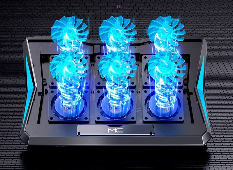 Laptop Radiator Foldable Desktop Cooling Base 5 Laptop Radiator Foldable Desktop Cooling Base - Image 5