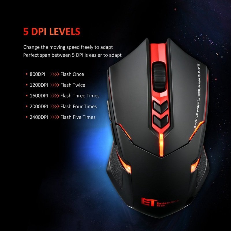 Power-Saving Silent Luminous Wireless Mouse 4 Power-Saving Silent Luminous Wireless Mouse - Image 4