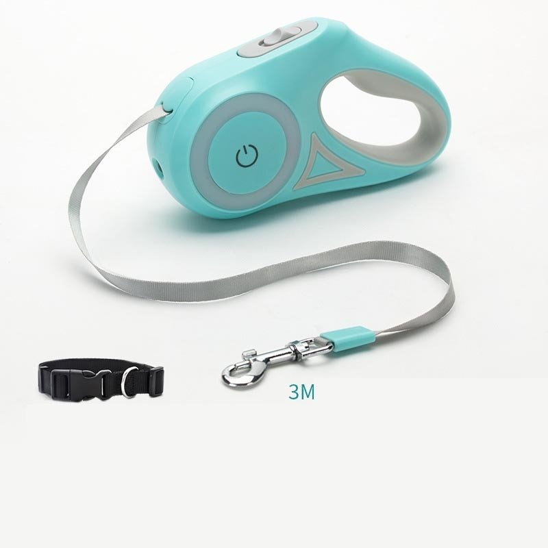 Dog Leash Retractable Leash And Dog Collar Spotlight Automatic Pet Dog Cat Traction Rope For Small Medium Dogs Pet Product 5 Dog Leash Retractable Leash And Dog Collar Spotlight Automatic Pet Dog Cat Traction Rope For Small Medium Dogs Pet Product - Image 5