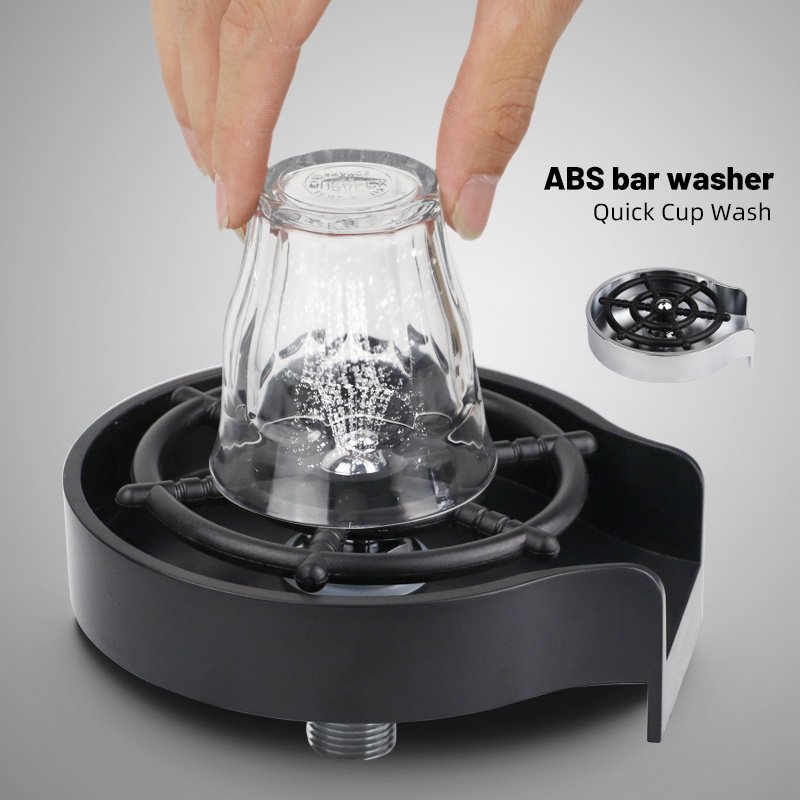 Bar Counter Cup Washer Sink High-pressure Spray Automatic Faucet Coffee Pitcher Wash Cup Tool Kitchen 3 Bar Counter Cup Washer Sink High-pressure Spray Automatic Faucet Coffee Pitcher Wash Cup Tool Kitchen - Image 3