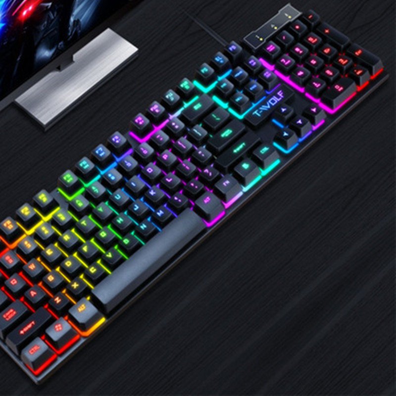 Gaming Usb Luminous Wired Keyboard Floating Manipulator 6 Gaming Usb Luminous Wired Keyboard Floating Manipulator - Image 6