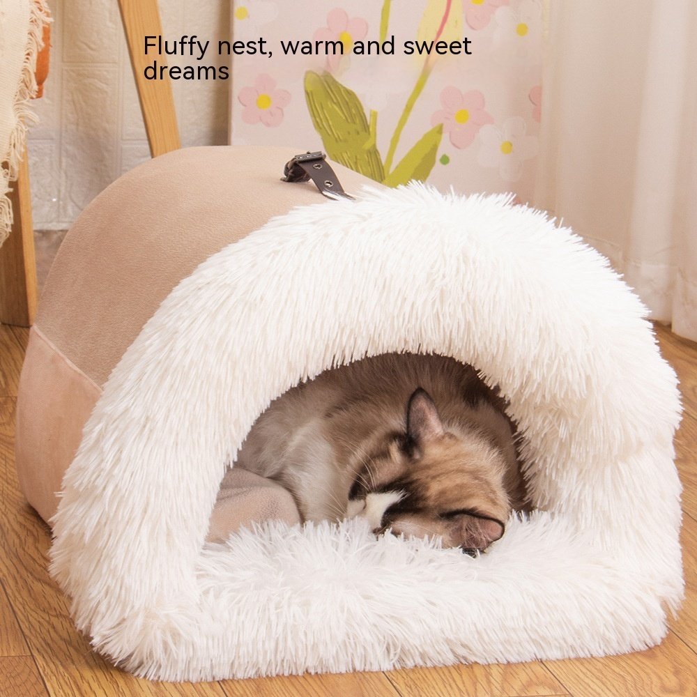 New Splice Portable Pet Nest Portable Autumn And Winter Warm Dog Nest Moisture-proof Long Fur Cat Nest Cross Border Pet Nest 1 New Splice Portable Pet Nest Portable Autumn And Winter Warm Dog Nest Moisture-proof Long Fur Cat Nest Cross Border Pet Nest