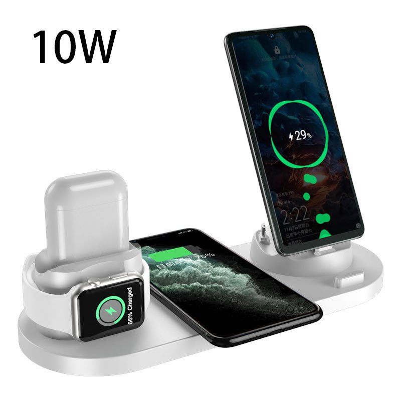 Wireless Charger For IPhone Fast Charger For Phone Fast Charging Pad For Phone Watch 6 In 1 Charging Dock Station 6 Wireless Charger For IPhone Fast Charger For Phone Fast Charging Pad For Phone Watch 6 In 1 Charging Dock Station - Image 6
