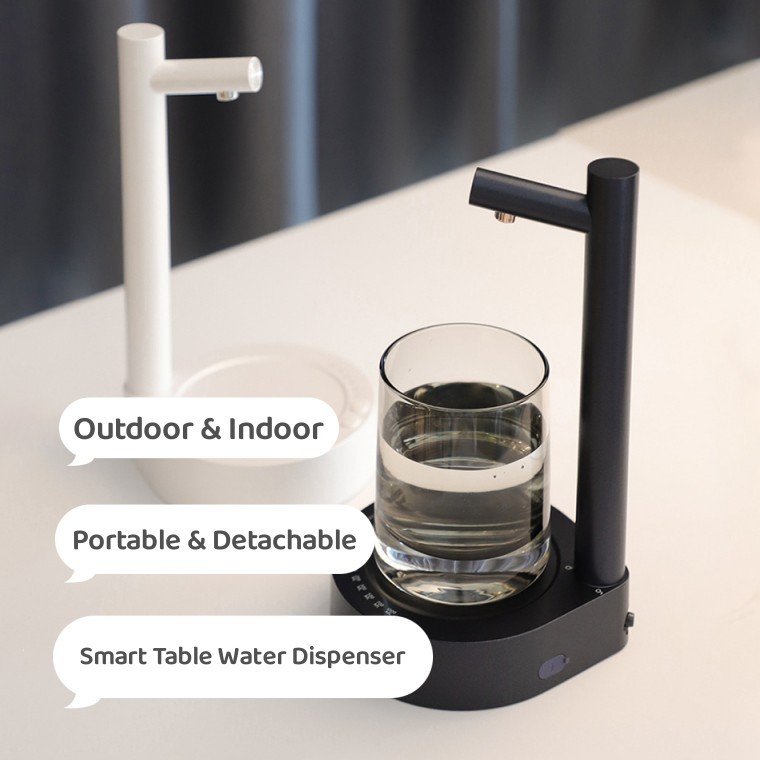 Desk Dispenser Electric Water Gallon Automatic Water Bottle Dispenser Rechargeable Water Dispenser 5 Desk Dispenser Electric Water Gallon Automatic Water Bottle Dispenser Rechargeable Water Dispenser - Image 5