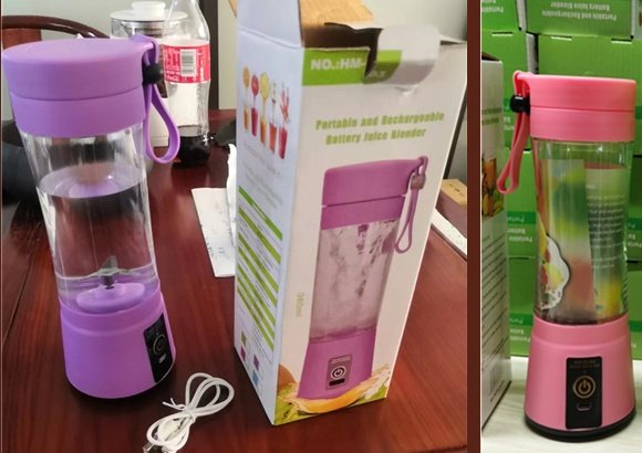 Portable Blender With USB Rechargeable Mini Kitchen Fruit Juice Mixer Home Simple Portable Electric Mini Juicer 2 Portable Blender With USB Rechargeable Mini Kitchen Fruit Juice Mixer Home Simple Portable Electric Mini Juicer - Image 2