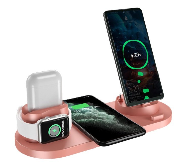 Wireless Charger For IPhone Fast Charger For Phone Fast Charging Pad For Phone Watch 6 In 1 Charging Dock Station 7 Wireless Charger For IPhone Fast Charger For Phone Fast Charging Pad For Phone Watch 6 In 1 Charging Dock Station - Image 7