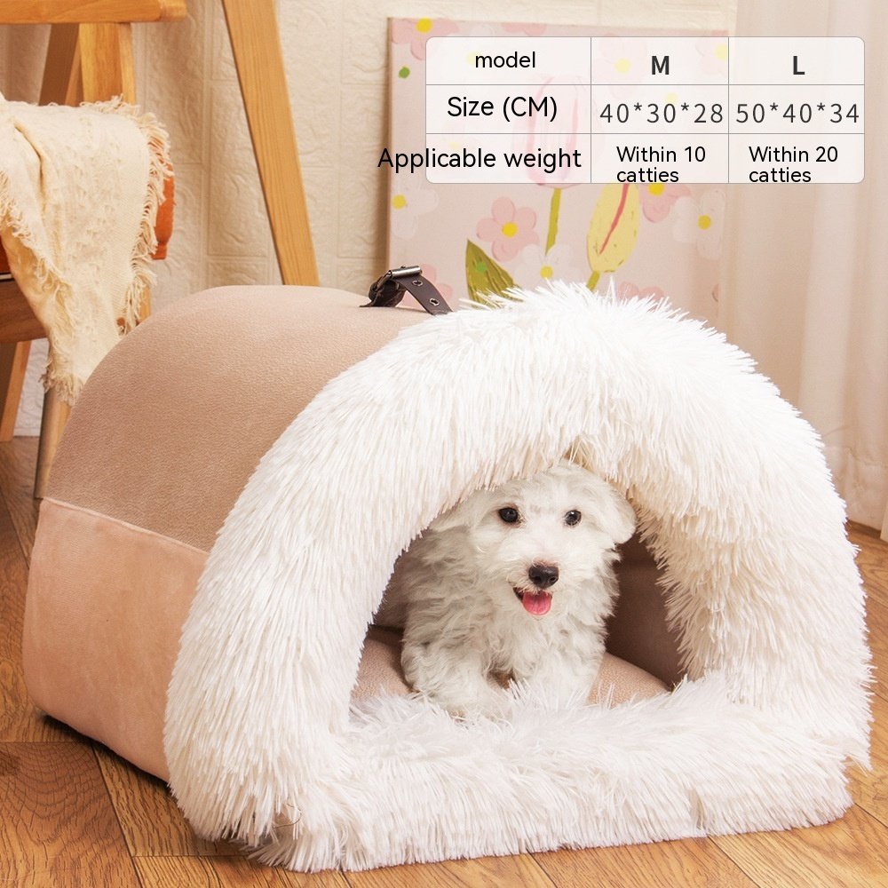 New Splice Portable Pet Nest Portable Autumn And Winter Warm Dog Nest Moisture-proof Long Fur Cat Nest Cross Border Pet Nest 3 New Splice Portable Pet Nest Portable Autumn And Winter Warm Dog Nest Moisture-proof Long Fur Cat Nest Cross Border Pet Nest - Image 3
