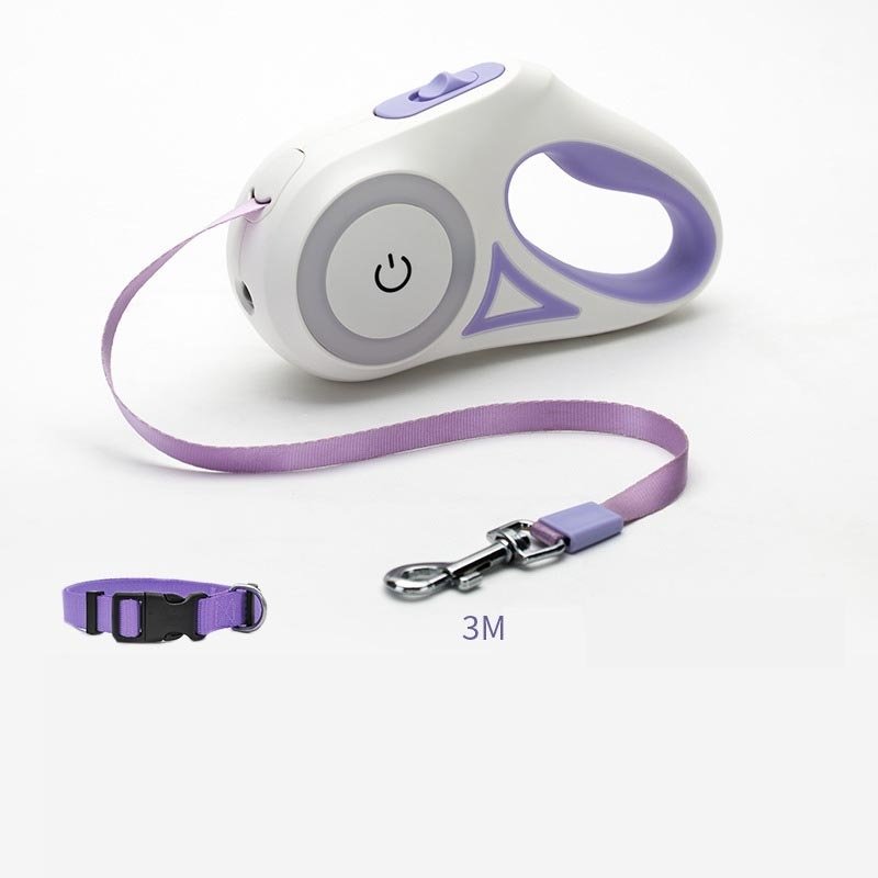 Dog Leash Retractable Leash And Dog Collar Spotlight Automatic Pet Dog Cat Traction Rope For Small Medium Dogs Pet Product 9 Dog Leash Retractable Leash And Dog Collar Spotlight Automatic Pet Dog Cat Traction Rope For Small Medium Dogs Pet Product - Image 9
