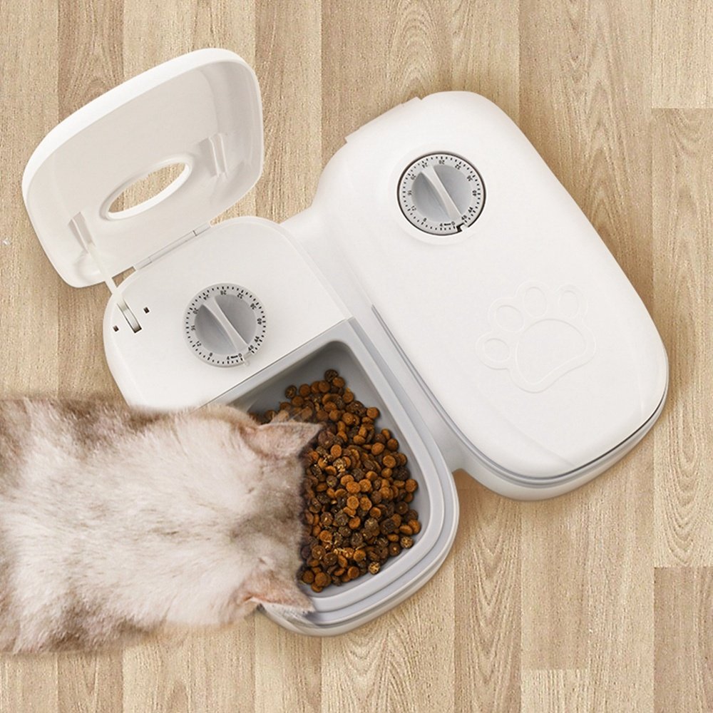 Automatic Pet Feeder Smart Food Dispenser For Cats Dogs Timer Stainless Steel Bowl Auto Dog Cat Pet Feeding Pets Supplies 10 Automatic Pet Feeder Smart Food Dispenser For Cats Dogs Timer Stainless Steel Bowl Auto Dog Cat Pet Feeding Pets Supplies - Image 10
