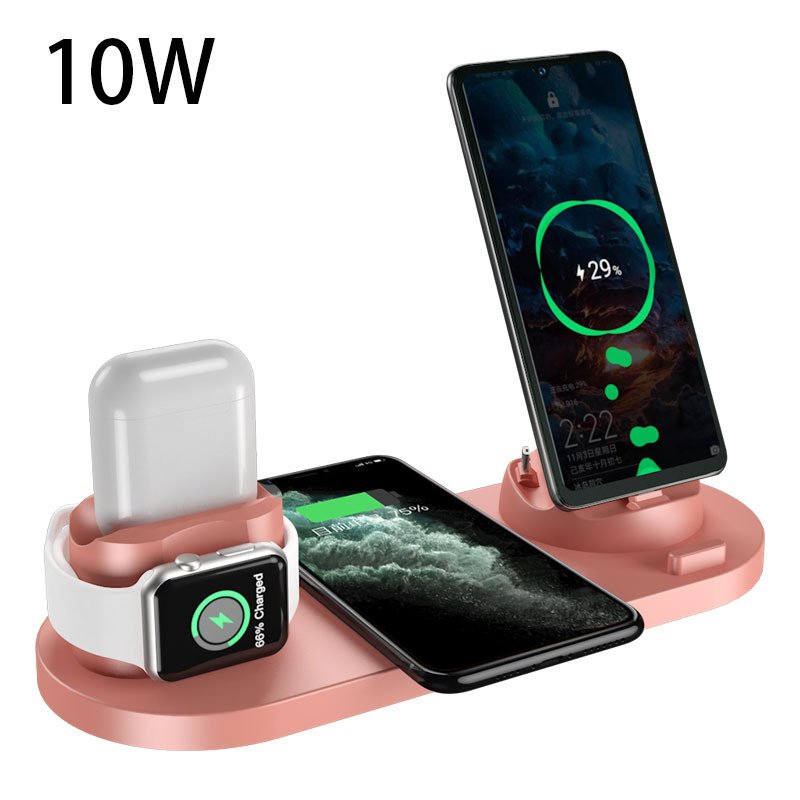 Wireless Charger For IPhone Fast Charger For Phone Fast Charging Pad For Phone Watch 6 In 1 Charging Dock Station 9 Wireless Charger For IPhone Fast Charger For Phone Fast Charging Pad For Phone Watch 6 In 1 Charging Dock Station - Image 9
