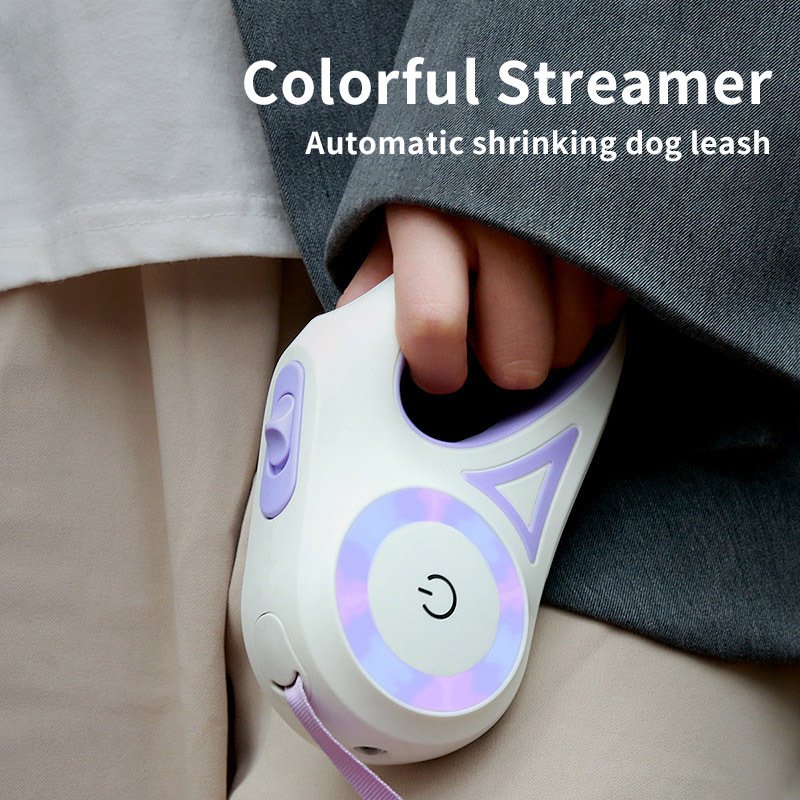 Dog Leash Retractable Leash And Dog Collar Spotlight Automatic Pet Dog Cat Traction Rope For Small Medium Dogs Pet Product 4 Dog Leash Retractable Leash And Dog Collar Spotlight Automatic Pet Dog Cat Traction Rope For Small Medium Dogs Pet Product - Image 4