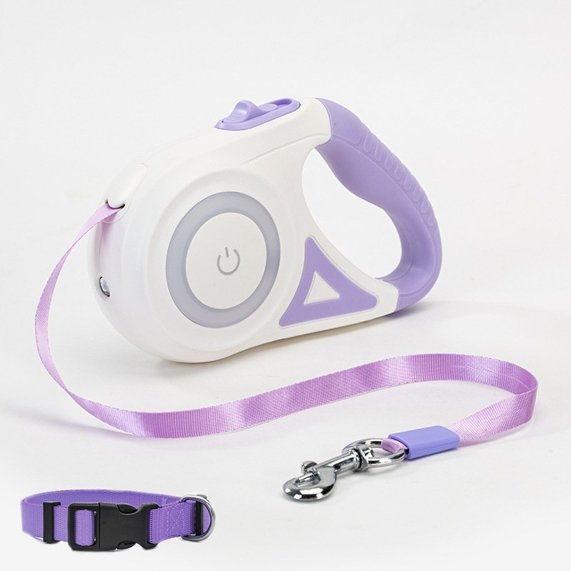 Dog Leash Retractable Leash And Dog Collar Spotlight Automatic Pet Dog Cat Traction Rope For Small Medium Dogs Pet Product 6 Dog Leash Retractable Leash And Dog Collar Spotlight Automatic Pet Dog Cat Traction Rope For Small Medium Dogs Pet Product - Image 6