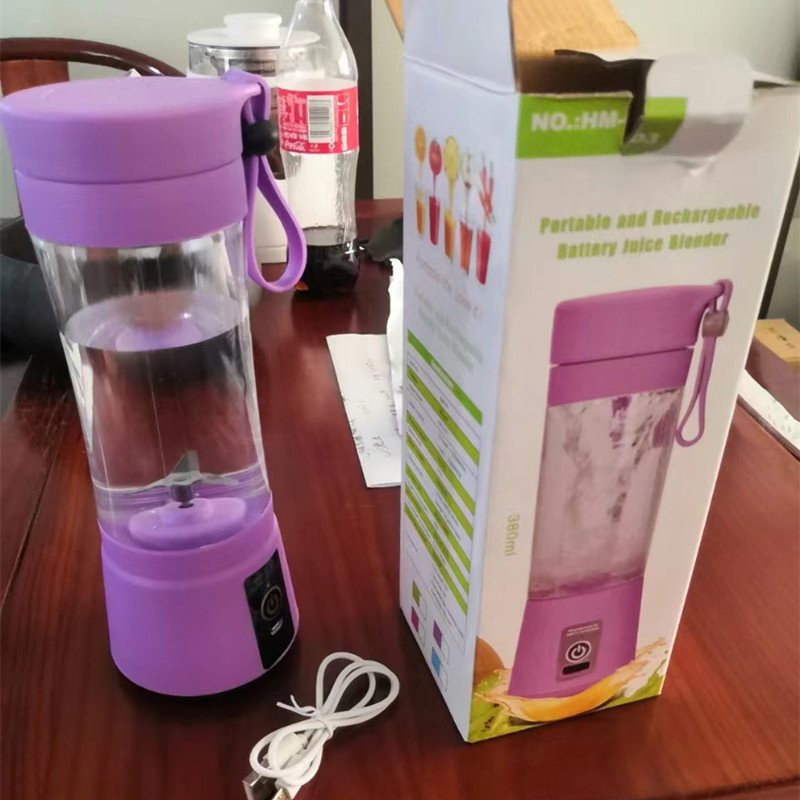 Portable Blender With USB Rechargeable Mini Kitchen Fruit Juice Mixer Home Simple Portable Electric Mini Juicer 10 Portable Blender With USB Rechargeable Mini Kitchen Fruit Juice Mixer Home Simple Portable Electric Mini Juicer - Image 10