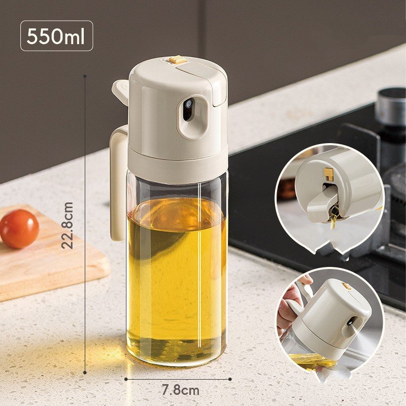 2 In 1 Oil Sprayer Bottle BBQ Cooking Oil Dispenser Olive Oil Pourers Sprayer Kitchen Baking Oil Mister Vinegar Bottle 4 2 In 1 Oil Sprayer Bottle BBQ Cooking Oil Dispenser Olive Oil Pourers Sprayer Kitchen Baking Oil Mister Vinegar Bottle - Image 4