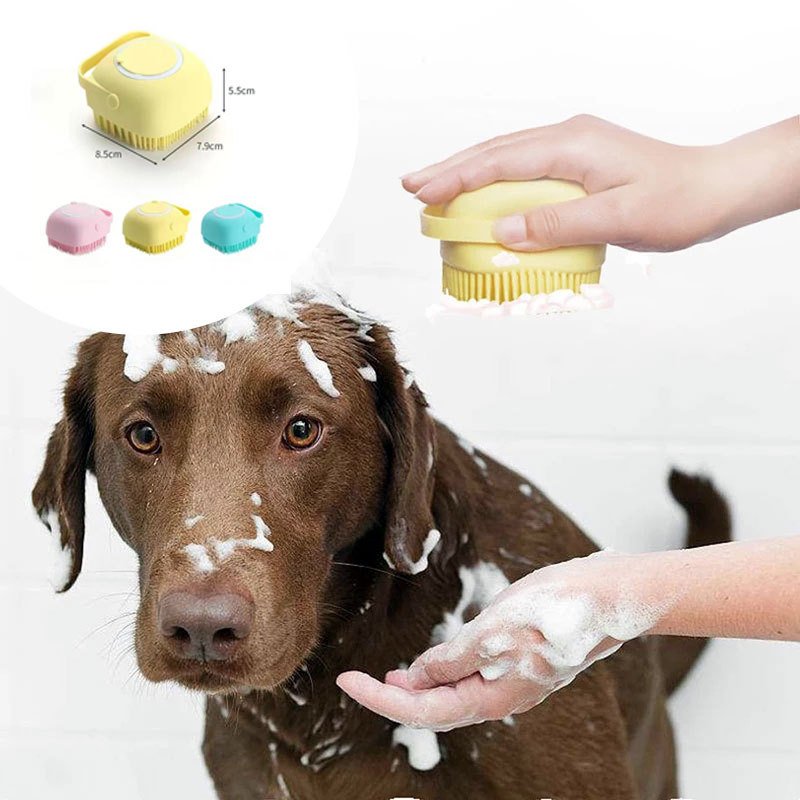 Silicone Dog Bath Massage Gloves Brush Pet Cat Bathroom Cleaning Tool Comb Brush For Dog Can Pour Shampoo Dog Grooming Supplies 8 Silicone Dog Bath Massage Gloves Brush Pet Cat Bathroom Cleaning Tool Comb Brush For Dog Can Pour Shampoo Dog Grooming Supplies - Image 8