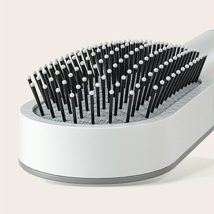 Self Cleaning Hair Brush For Women One-key Cleaning Hair Loss Airbag Massage Scalp Comb Anti-Static Hairbrush 44 Self Cleaning Hair Brush For Women One-key Cleaning Hair Loss Airbag Massage Scalp Comb Anti-Static Hairbrush - Image 2