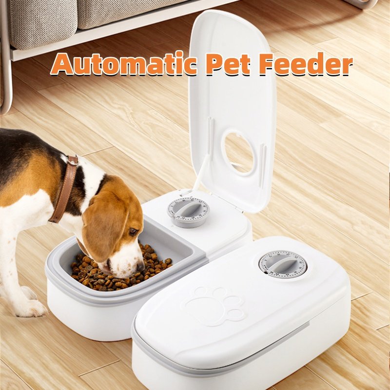 Automatic Pet Feeder Smart Food Dispenser For Cats Dogs Timer Stainless Steel Bowl Auto Dog Cat Pet Feeding Pets Supplies 1 Automatic Pet Feeder Smart Food Dispenser For Cats Dogs Timer Stainless Steel Bowl Auto Dog Cat Pet Feeding Pets Supplies
